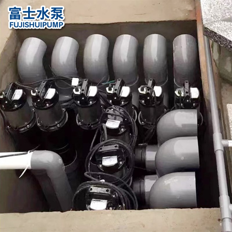 富士水泵管道泵拔管仓自动排污泵锦鲤鱼池 抽水吸污泵底吸潜水泵