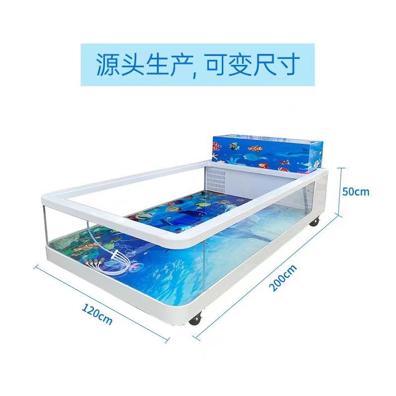 汽车玻璃鱼缸儿童益智乐园鱼池捞鱼池商场广场游乐场所喷泉设备