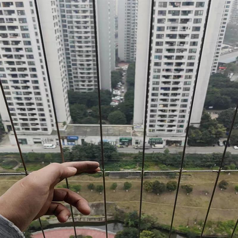 重庆隐形防盗网阳台防护网窗子安全防护栏防盗窗防坠网高层防猫网