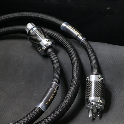 TRANSIENT 8N方芯铜HiFi音响功放电源线单晶铜发烧功放胆机电源线