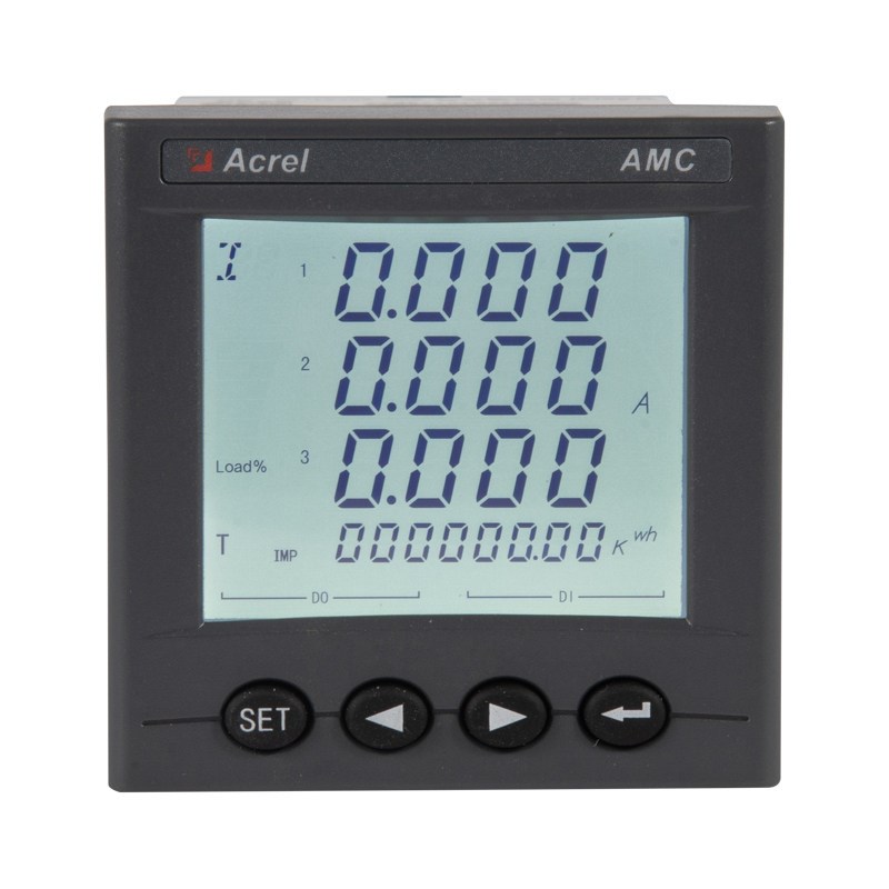 安科瑞AMC72三相多功能电表 电流电压用电量测量 带485通讯