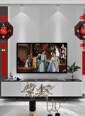 2023新款中国结挂件客厅高档木雕福字挂饰新房乔迁电视墙玄关装饰