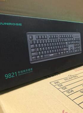 小太阳 9821键盘USB有线 笔记本家用 办公键盘 工业机键盘包邮