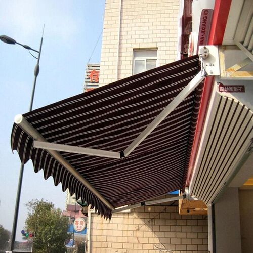 全盒伸缩雨棚门店电动遮阳篷窗户屋檐铝合金雨篷商铺门头智能雨蓬