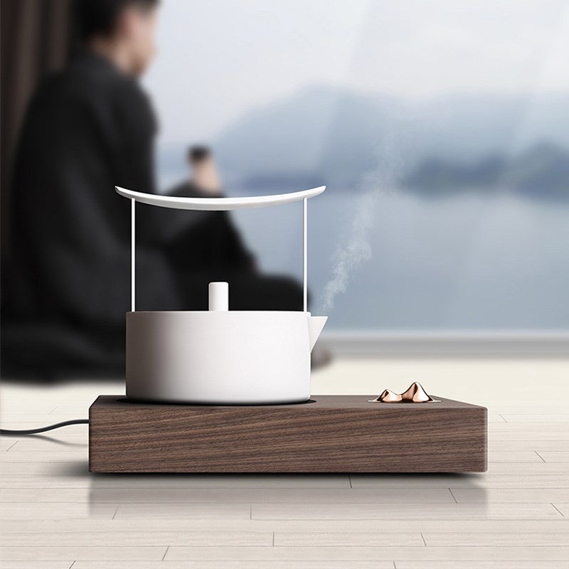 三界观山电陶炉煮茶器家用保温烧水泡茶壶小型电茶炉礼品茶具白茶