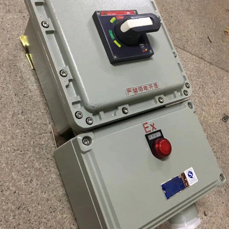 BDZ防爆断路器100 160 200A三相空气开关IIBT4 CT4铸铝按钮配电箱
