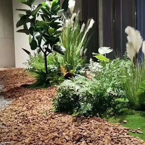 松树皮打磨松鳞园林绿化景观造景覆盖物木屑蓬松抛光填充物装饰
