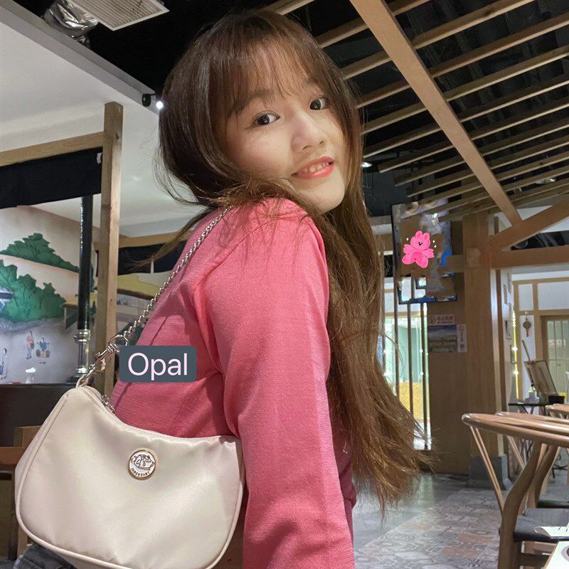 奶酷奶酷的~mini链条包尼龙手机包腋下单肩包可斜挎 你绿IAC自制