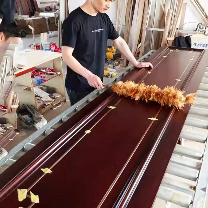 烤漆实木护墙板新中式电视背景墙客厅边框沙发床头装饰集成板快装