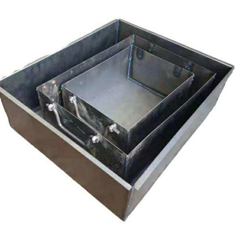 无盖铁皮箱工具箱铁槽铁盒周转箱铁皮箱长方形铁盒子长方形烧纸桶