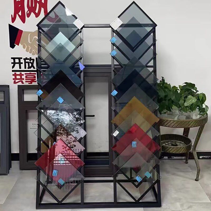 瓷砖展示架300*300陶瓷货架玻璃样品架石材展示架大理石色板架子