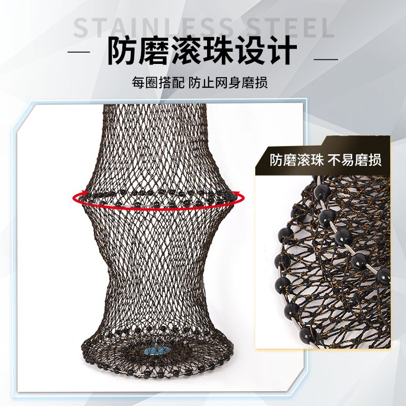 黑金鱼护千金护大鱼护编制鱼护活鱼袋速干大力马鱼护网兜防跳鱼袋
