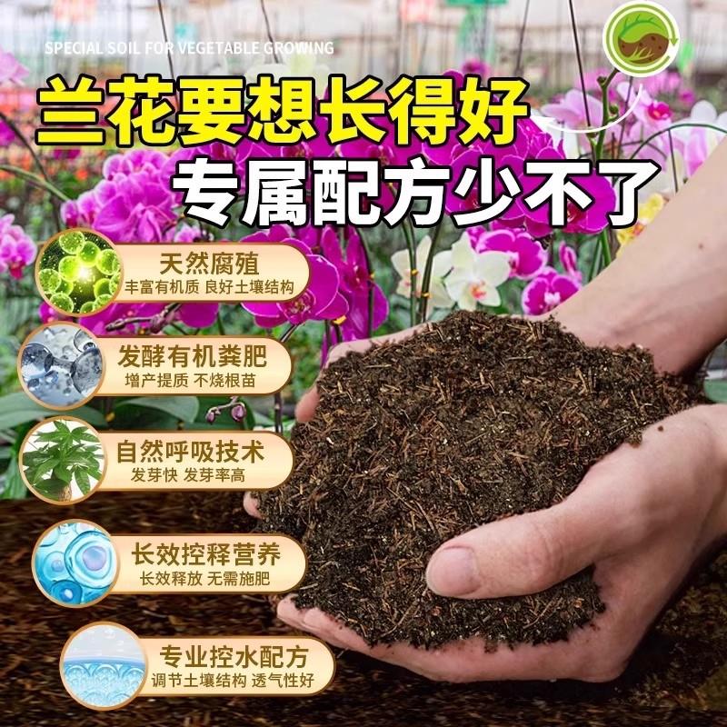 兰花专用土松针腐殖土养花专用蝴蝶兰君子兰通用型家用种植营养土