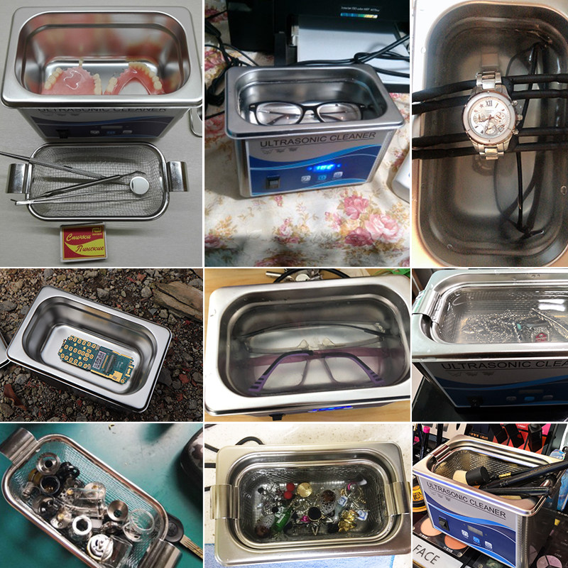 家用超声波眼镜清洗机 数码加宽型清洗器 首饰隐形假牙专用
