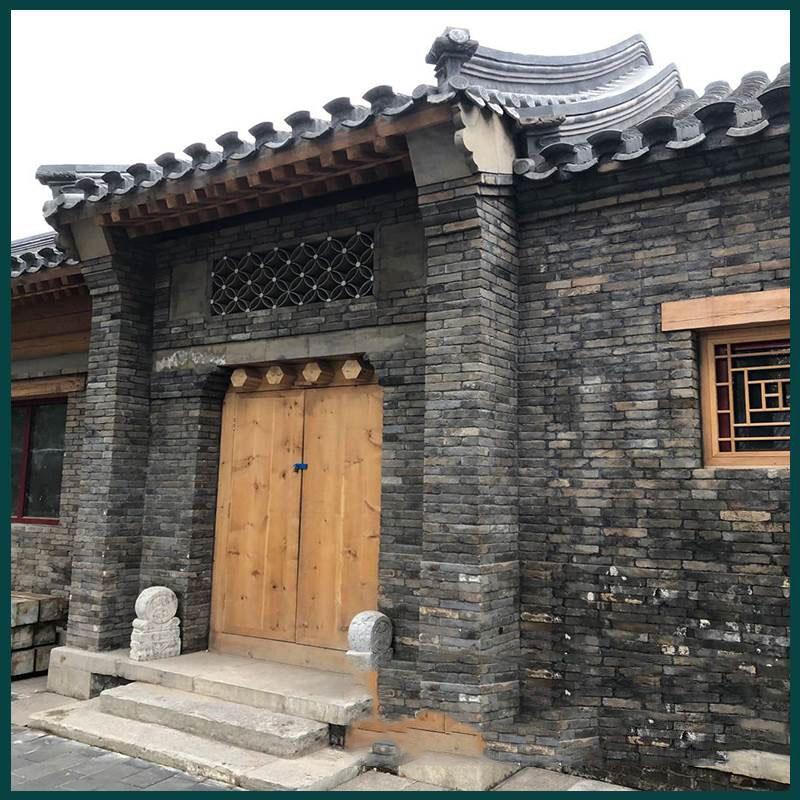 百年旧青砖古建壁砖 老青砖切片旧砖皮 彷古砖青砖片外墙小青条砖