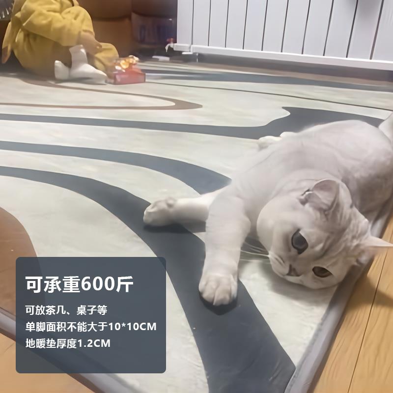 多恩石墨烯地暖垫碳晶电热地毯家用加热垫客厅地热垫移动发热地垫
