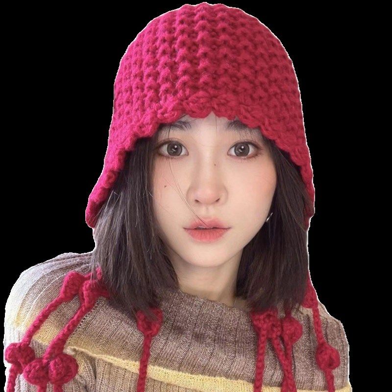 针织帽假发可拆卸网红流苏短发锁骨发微卷内扣假发自然逼真假发女
