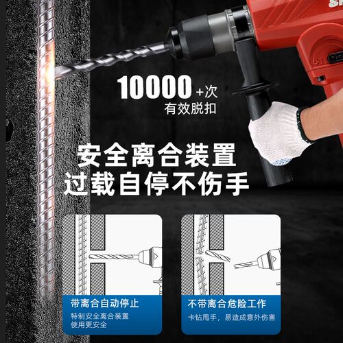 SKT斯凯特家用工业大功率混凝土电锤电镐2806高效植筋锤电动工具