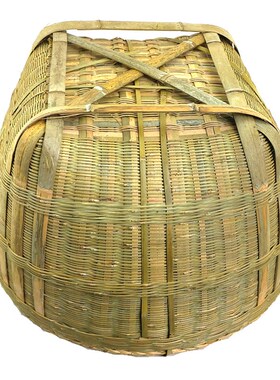 大号箩筐 农家手工竹编制品 淘米箩篼 粮食竹筐 收纳篓喜事筐簸箕
