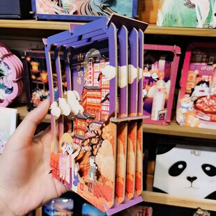 IN趣重庆拼图立体画 旅游装饰模型拼装纪念创意礼品洪崖洞解放碑