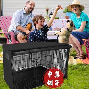 狗笼罩子防雨防晒防风遮阳套子防水布罩保温罩猫笼兔笼罩遮光罩子