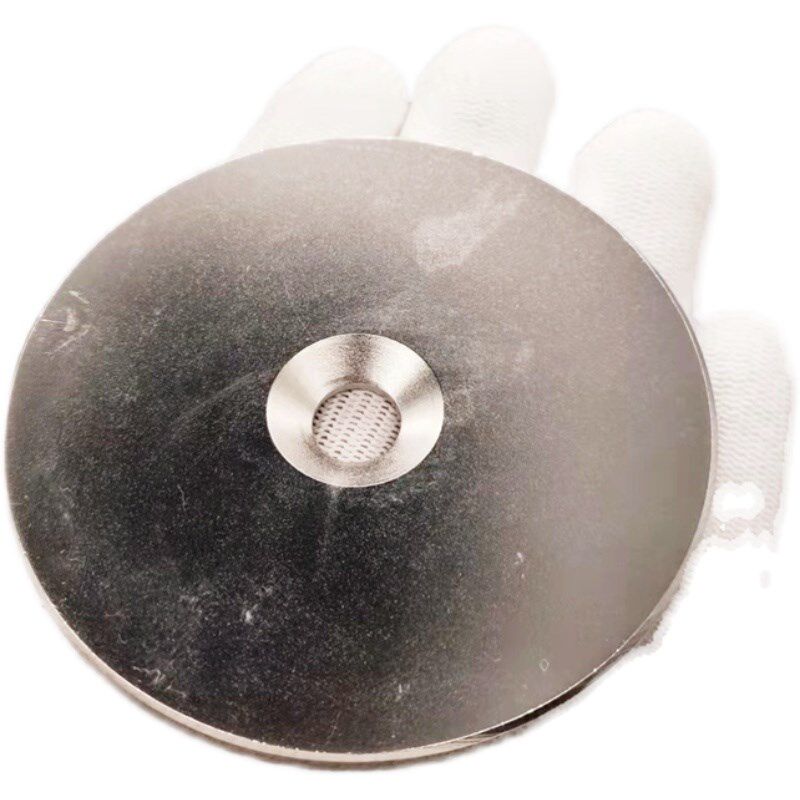 钕铁硼强力磁铁稀土磁铁带孔100/80X5-10mm 强磁吸铁石大圆片圆形
