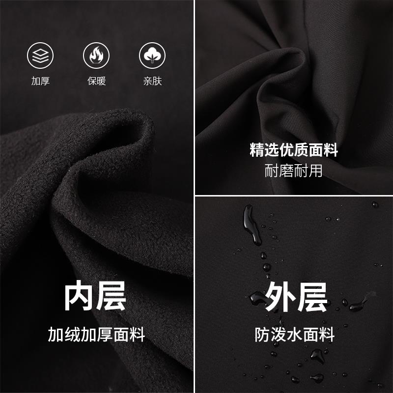 冬季加绒加厚罩衣女外穿年轻款长袖围裙工厂车间上班穿工作服定制