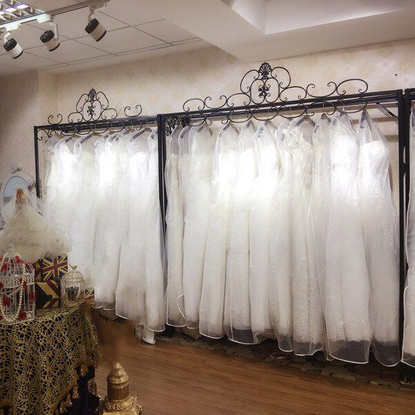 婚纱店高档落地展示架子礼服摄影模特道具橱窗工作室影楼挂衣架子