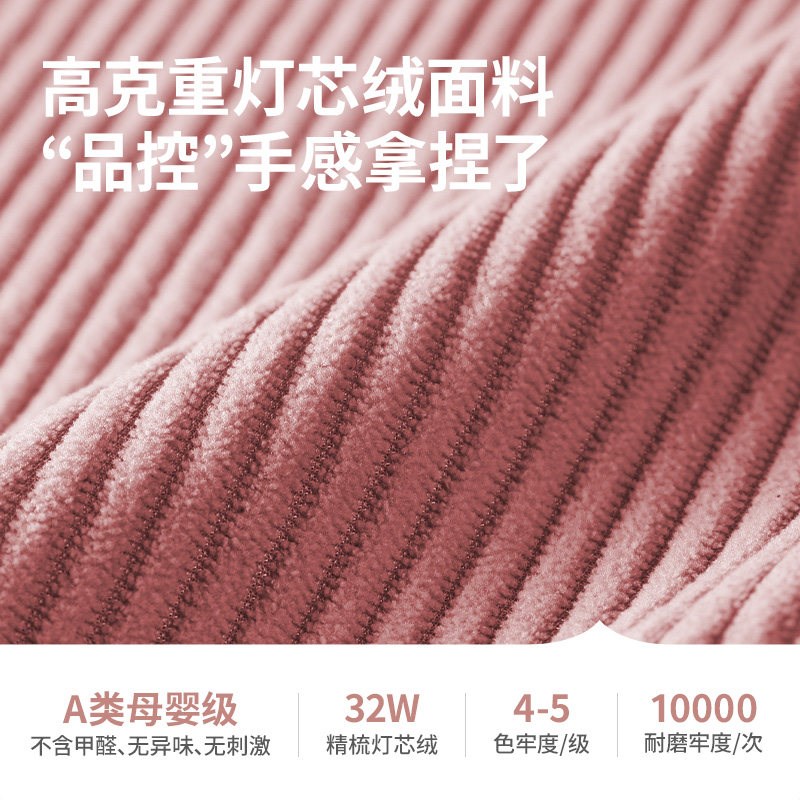 抱枕沙发客厅靠垫北欧风纯色含芯方形大靠枕办公汽车抱枕套可拆洗