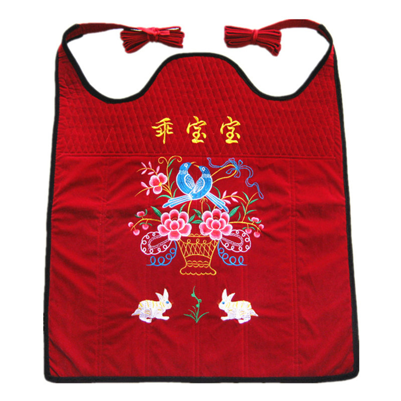 云南传统小孩背带贵州老式背巾四川婴儿多功能宝宝绣花裹背被后背