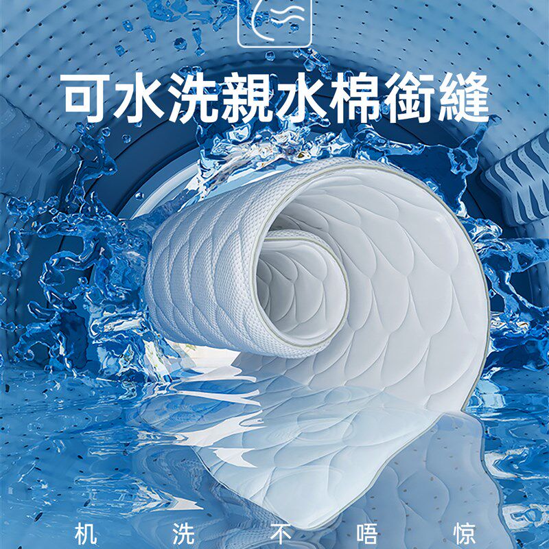 (香港地区包邮)记忆棉压缩弹簧床褥可拆全洗盒子卷包床垫家用卧室