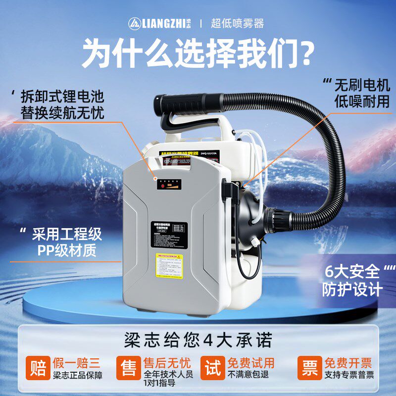 电动气溶胶超低容量喷雾器新型弥雾机防疫消杀专用雾化消毒喷雾机