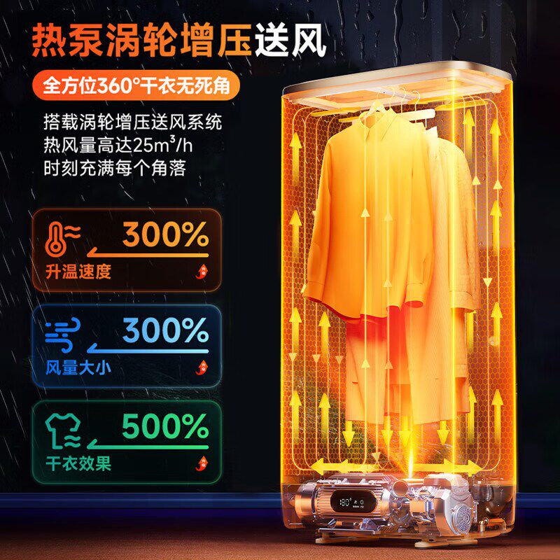 烘干机衣物护理机折叠家用小型干衣机蒸汽挂烫除皱消毒杀菌速干衣