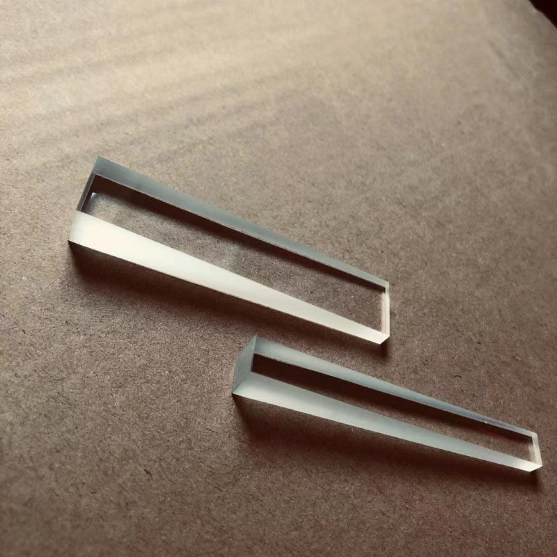 楔形棱镜带角度折射块状像位移菱镜 定制光学玻璃立方直角三棱镜