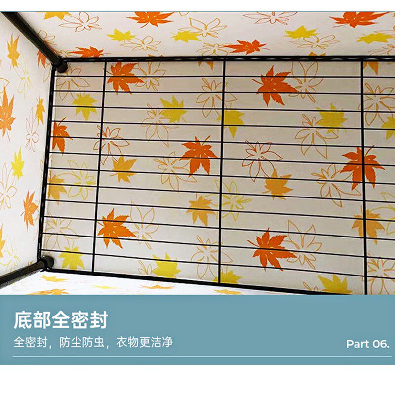 空间大师简易衣柜结实耐用组装收纳神器宿舍学生防水牛津布挂衣橱