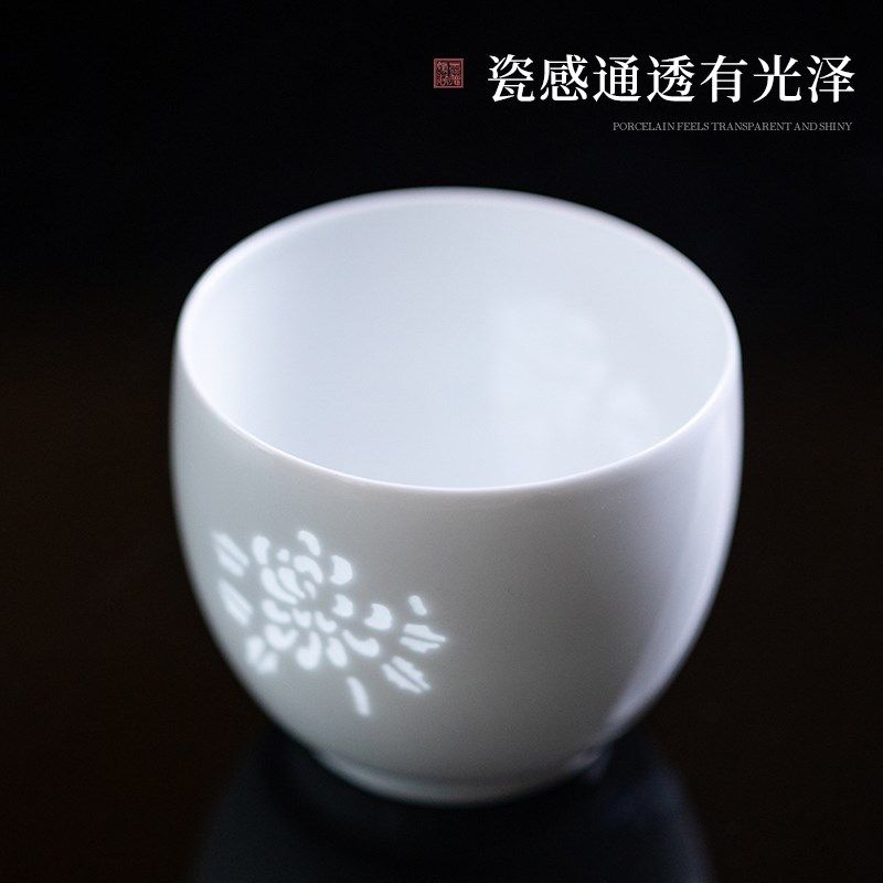 古镇陶瓷景德镇主人杯单杯高端高档功夫杯单个个人专用茶碗