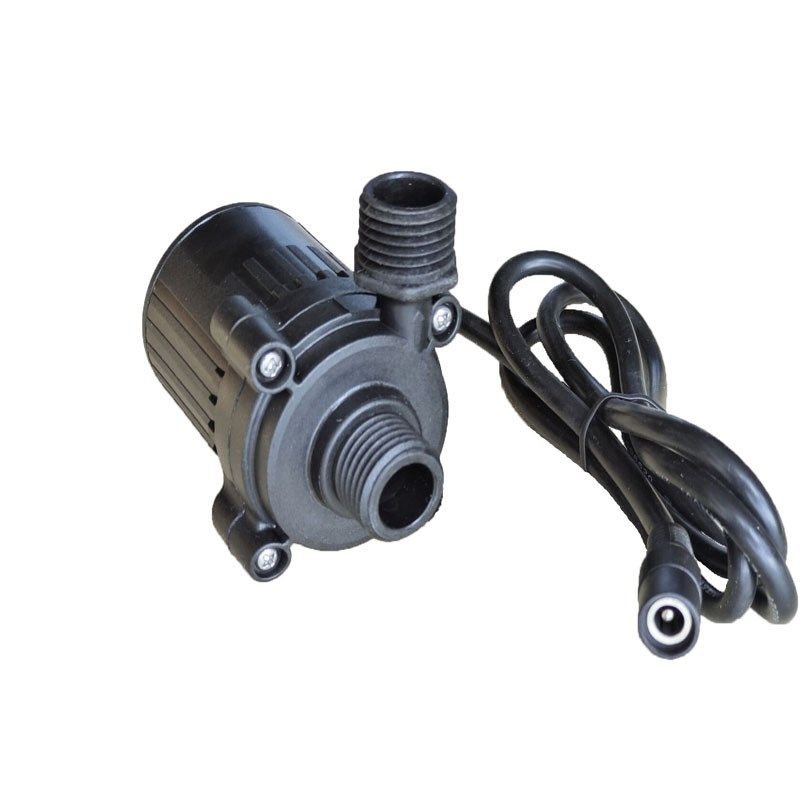 小型12V24V水冷循环加压工业耐酸碱喷泉直流无刷磁力潜水泵离心泵