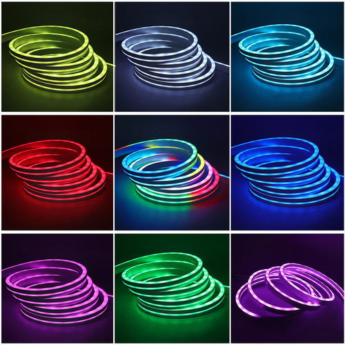led柔性霓虹灯幻彩软灯管可编程12V2811RGB全彩跑马流水灯带