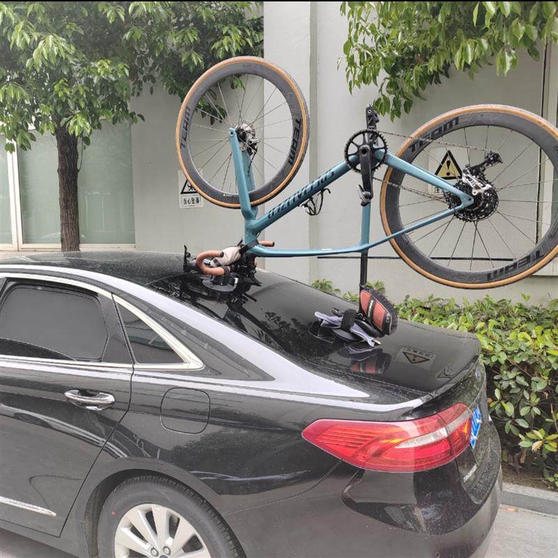 自行车倒放吸盘架车载车顶吸盘手泵真空吸盘山地车公路车攀爬车