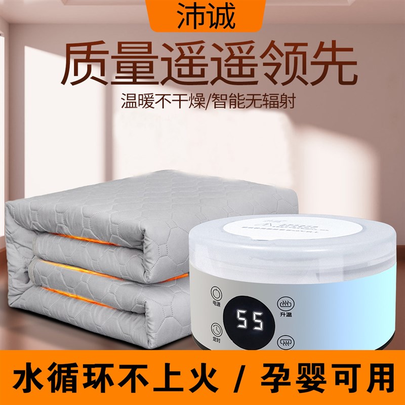 水暖电热毯单双人水循环冬季电褥子2025新款加热水床炕垫水电分离