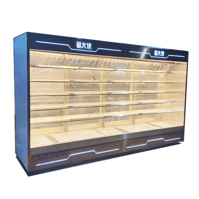 串串香喷雾风幕柜火锅饭店点菜冷藏展示冰柜不锈钢炸串烧烤保鲜柜