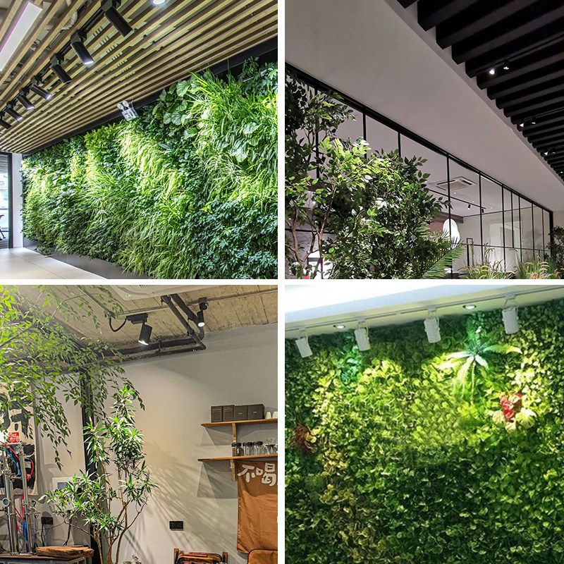 植物补光生长灯LED轨道射灯全光谱自然光室内绿植景观墙生态造景