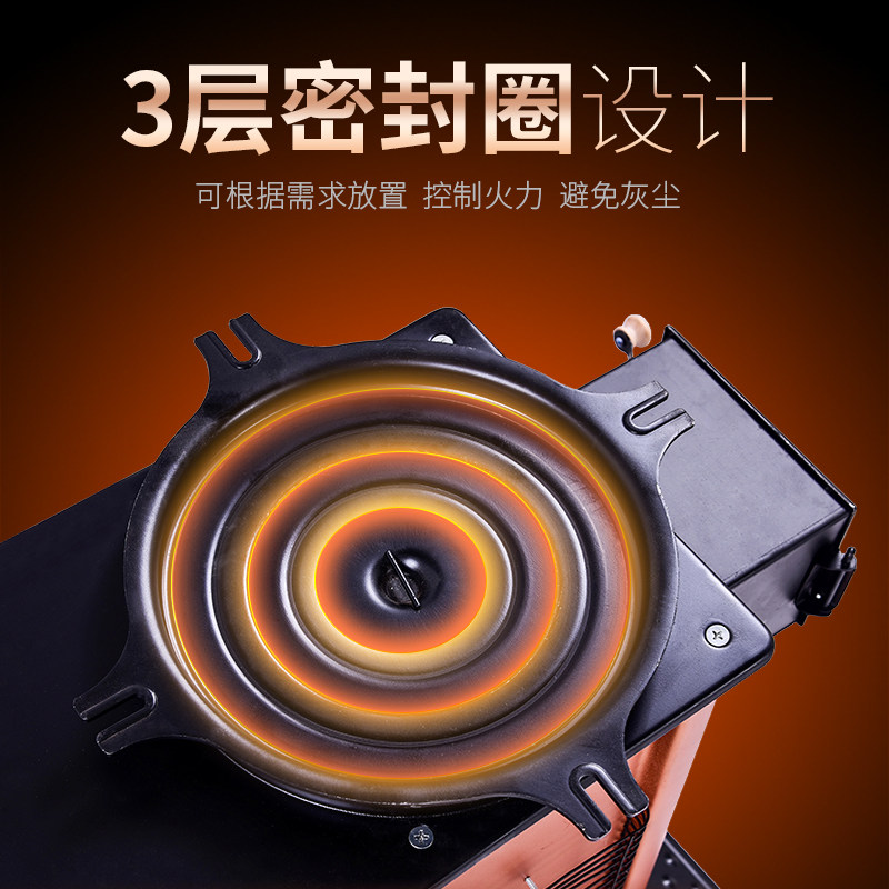 冬季柴火炉农村取暖炉烧柴家用室内柴煤两用回风炉灶煤炭烤火炉子