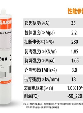 巨箭G988H高强度硅胶与铜铝不锈钢金属ABSPC塑料等粘接剂强力胶水