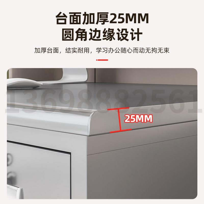 304不锈钢收银桌带锁称重台柜电子秤台办公桌电脑家用商用工作台