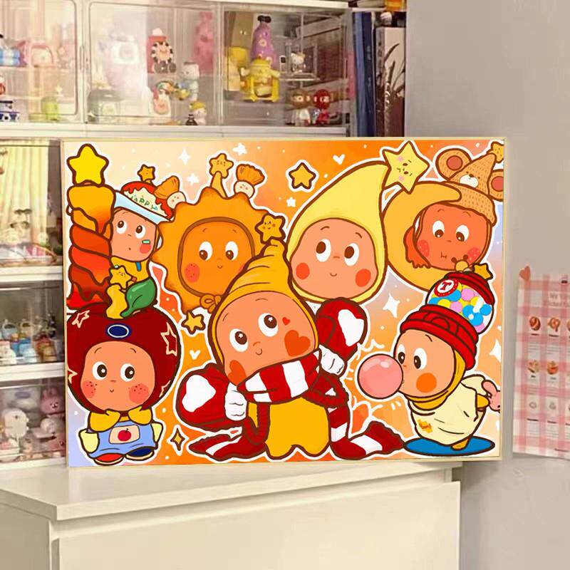 卡通星星人5D满钻钻石画新款