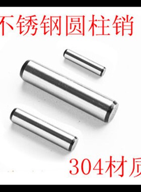 304不锈钢圆柱销 GB119定位销  销钉 插销 销子3*20/100只份
