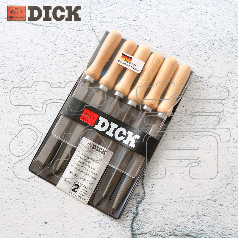 德国原装进口Dick 小型锉套装 6件套 配套塑料袋