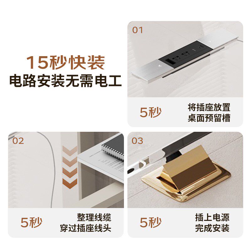 会议桌椅组合加厚板式长条桌简约现代长方形大型办公室家具洽谈桌