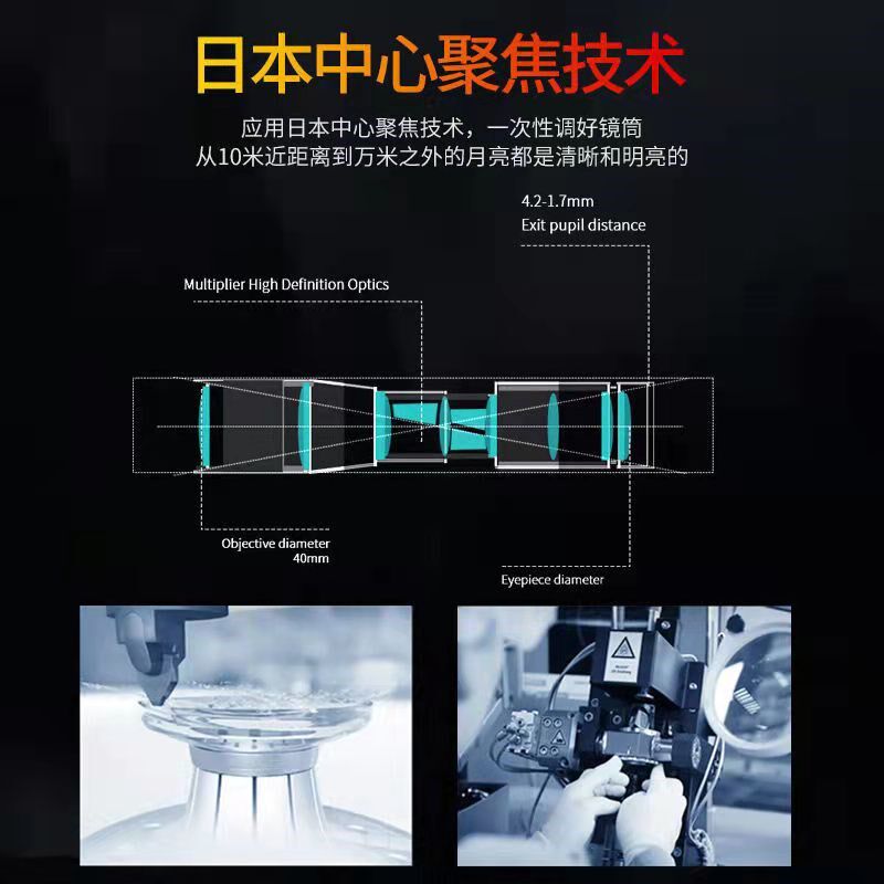 望远镜变倍高倍高清专业级户外狙击演唱会手机拍照观鸟镜单筒夜视